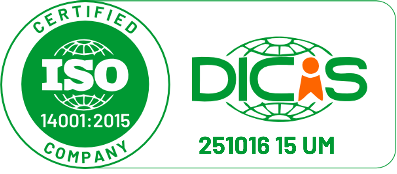 ISO 14001:2015 certified